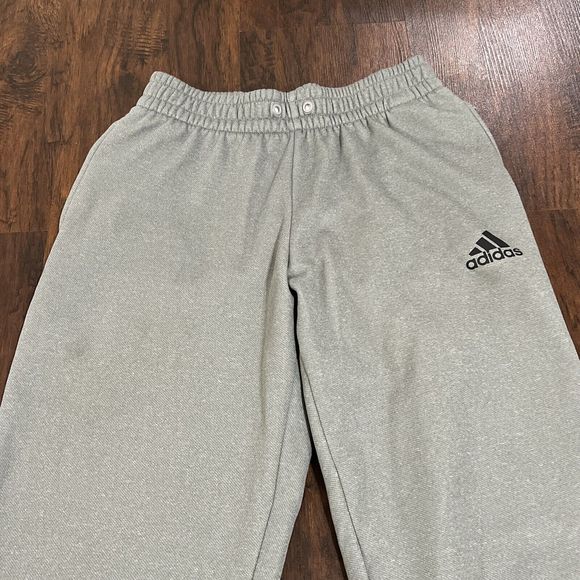 Adidas Men's Game And Go Open Hem Gray Pants GN4707 Size: S - Picture 2 of 10
